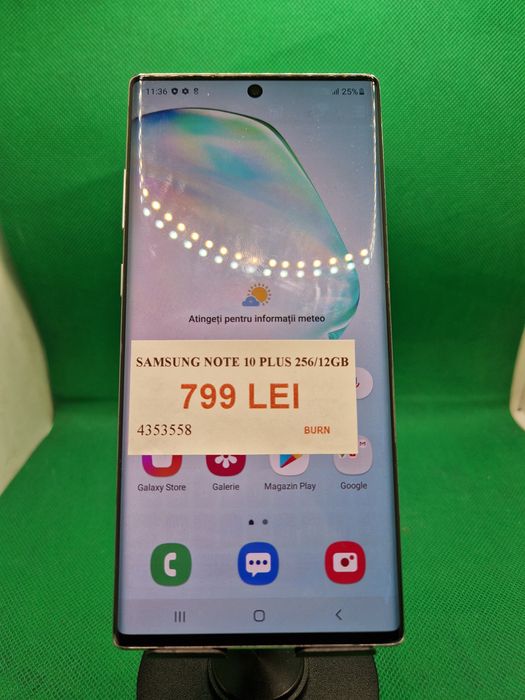 Samsung Note 10 256/12GB burn display•Amanet Lazar Crangasi•43535
