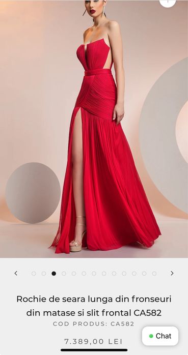 Rochie Cristallini S/L/M de inchiriat vanzare