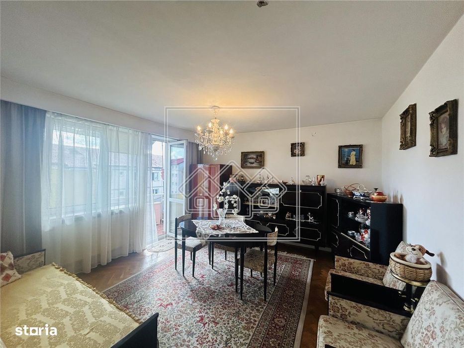 Ap decomandat, 3 camere, balcon, pivnita - N. Iorga