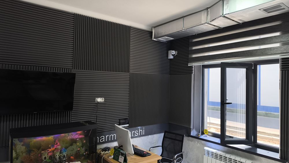 овоз шовкин кайтарувчи поролонлар девор ва потолок панеллари