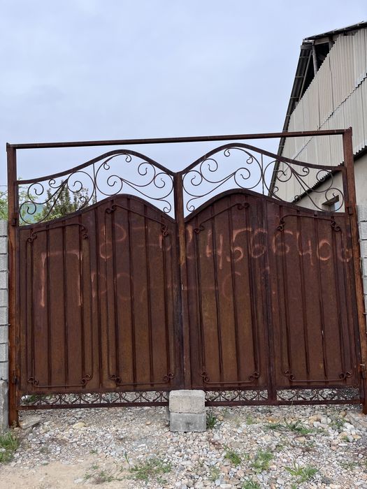 Ворота б/у без стойки