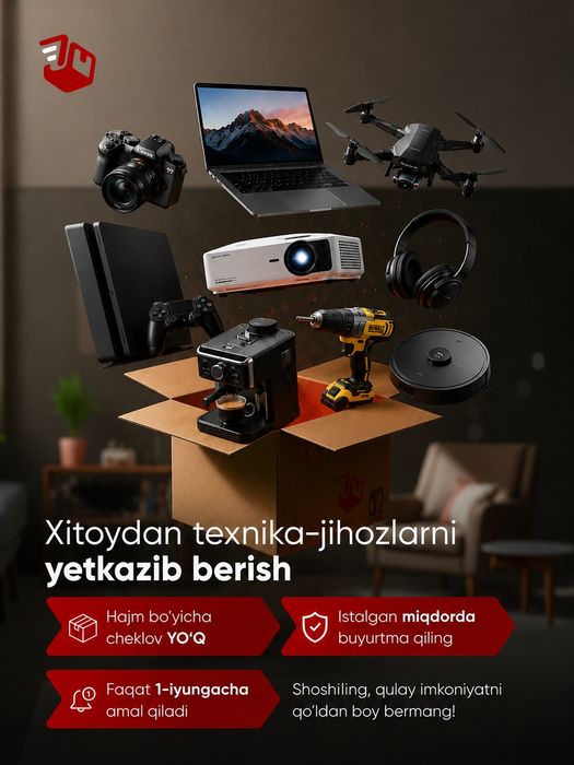 Xitoydan tovar olib kelish xizmati