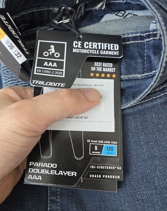 Blugi moto Trilobite Parado w36 l 32