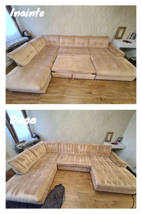 Curatare profesionala canapele.