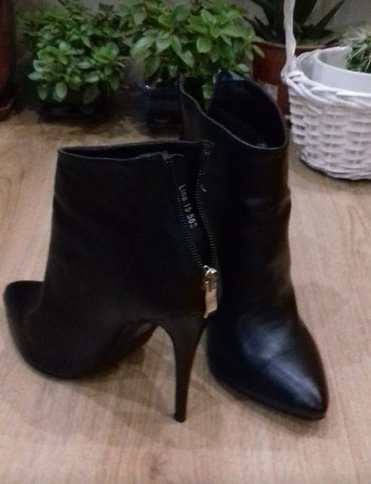 Дамски боти, черни, 36-37