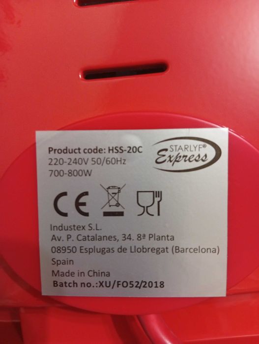 Малък Уред за здравословно готвене и хранене без мазнина - Starlyf Express