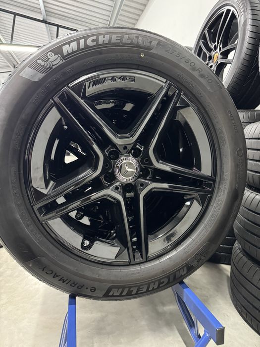 Jante Mercedes Gle R20 Originale Negru Lucios Gle Coupe AMG Michelin de vara 2024