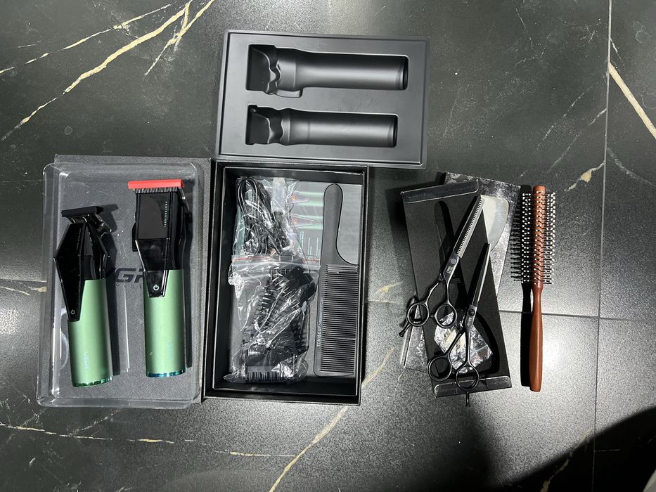 VGR mashinka Babyliss qaychi + taroq