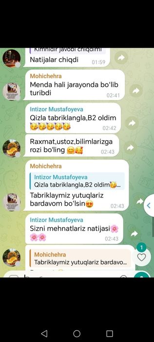TURK TILI kursi 250 mingdan