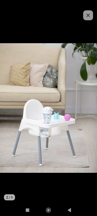 Стульчик для кормления детский типа икея