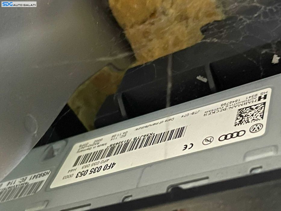 Unitate Radio Amplificator Sunet Audio Audi Q5 2009 - 2012 Cod 4F0035053 [C3092]