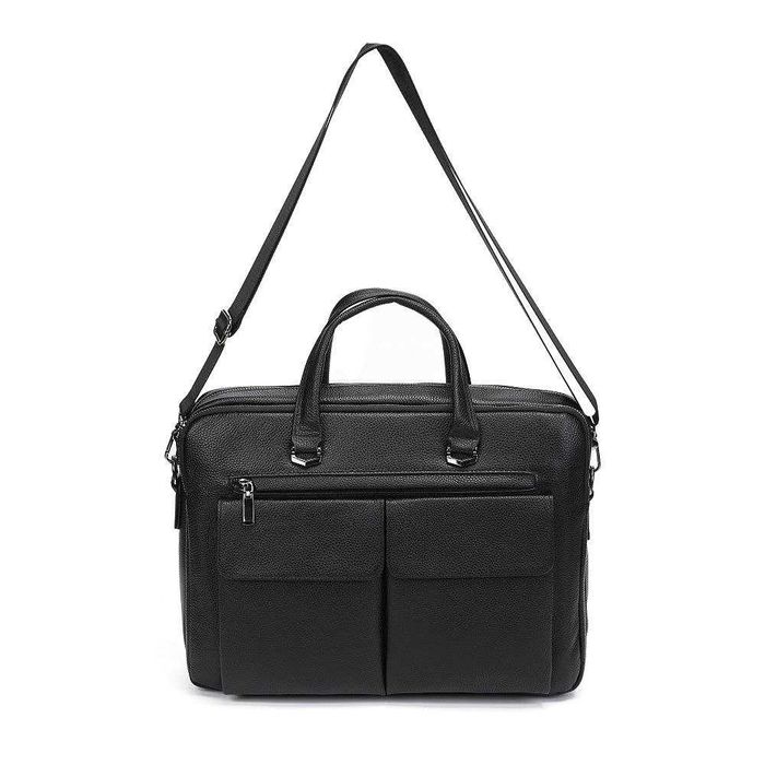 Сумка для ноутбука из натуральной кожи.