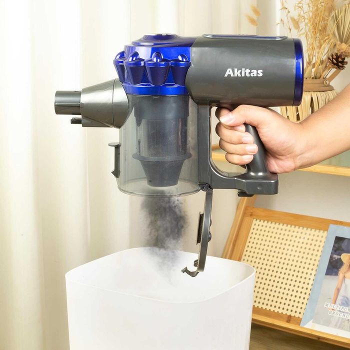 Безжична прахосмукачка Akita V8 3 в 1, ръчна и вертикална, лека, 150 W
