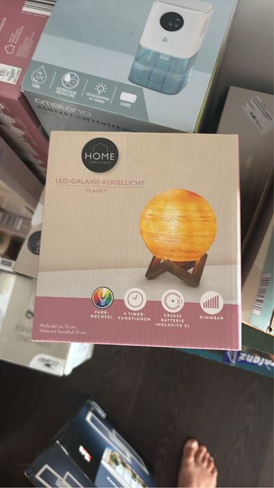 Lampa glob luminos cu telecomanda