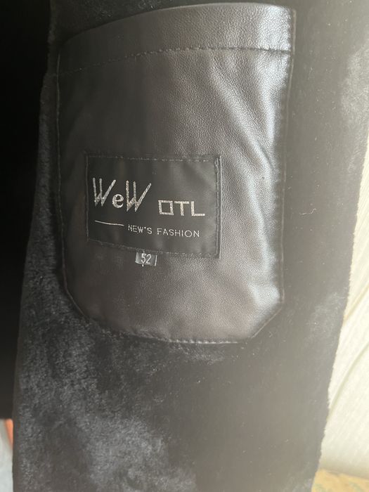 Продам б/у кожанную дубленку