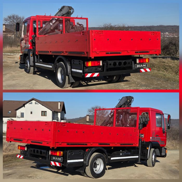 Man 7,5t - cu macara Hiab 045