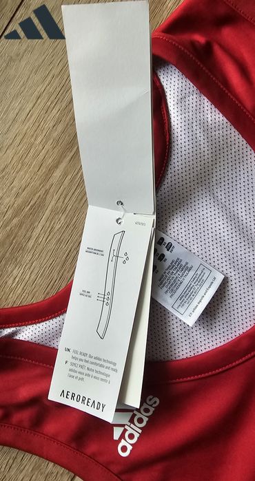Maiou Adidas Clima Baschet căptușeală Mesh –loose fit  marimea S