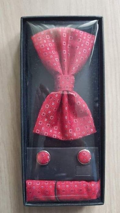 Set papion, butoni si batista