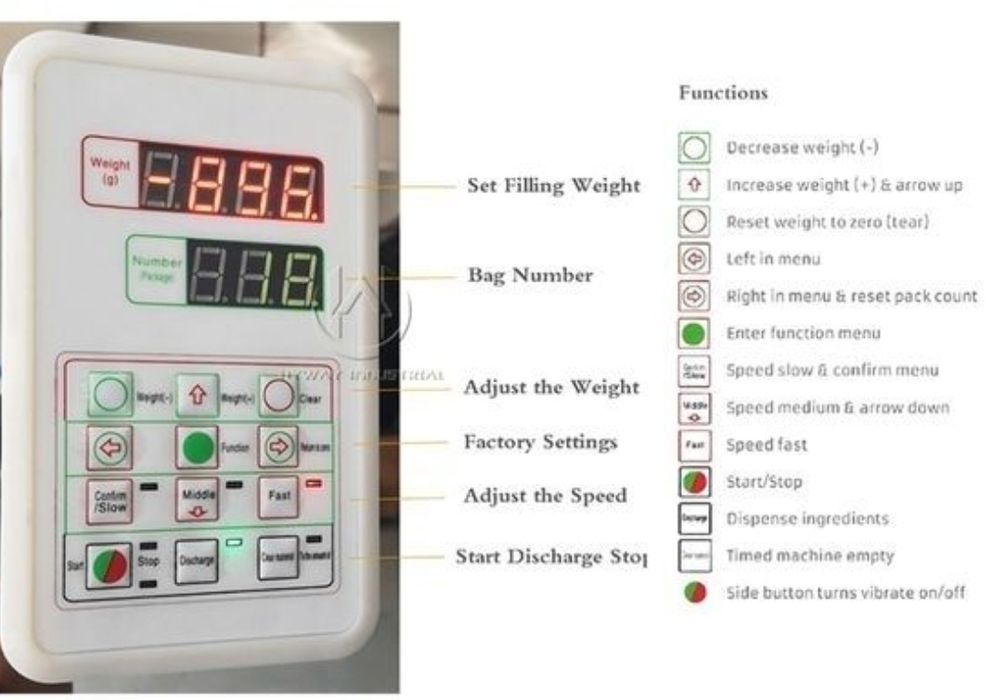 Dozator tarozi aparati kukuli mahsulotlar uchun. Дозатор