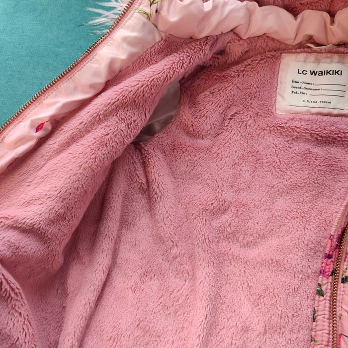 Зимно яке за момиченце 104-110 , 5 - 6 годишно момиче