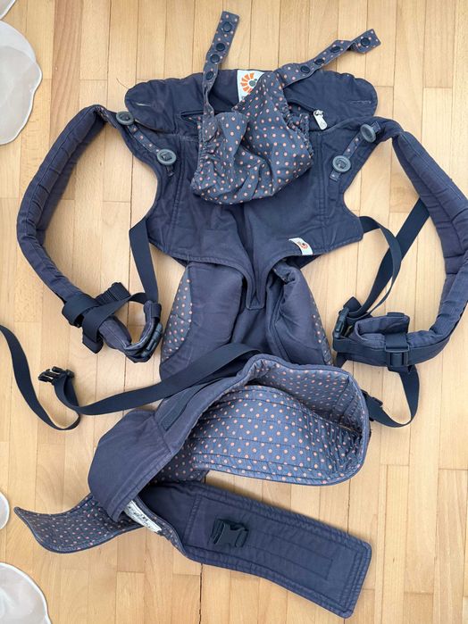 Port-bebe Ergobaby 360 + Insert Easy Snug pentru nou-născut