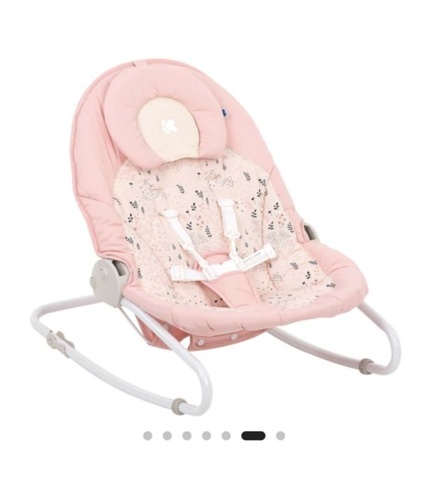 Бебешка люлка-шезлонг kikkaboo mia stella pink