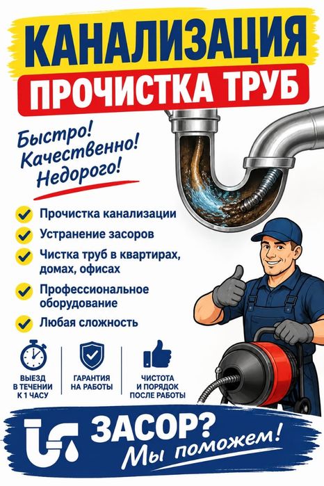 Прочистка.Канализации Септики