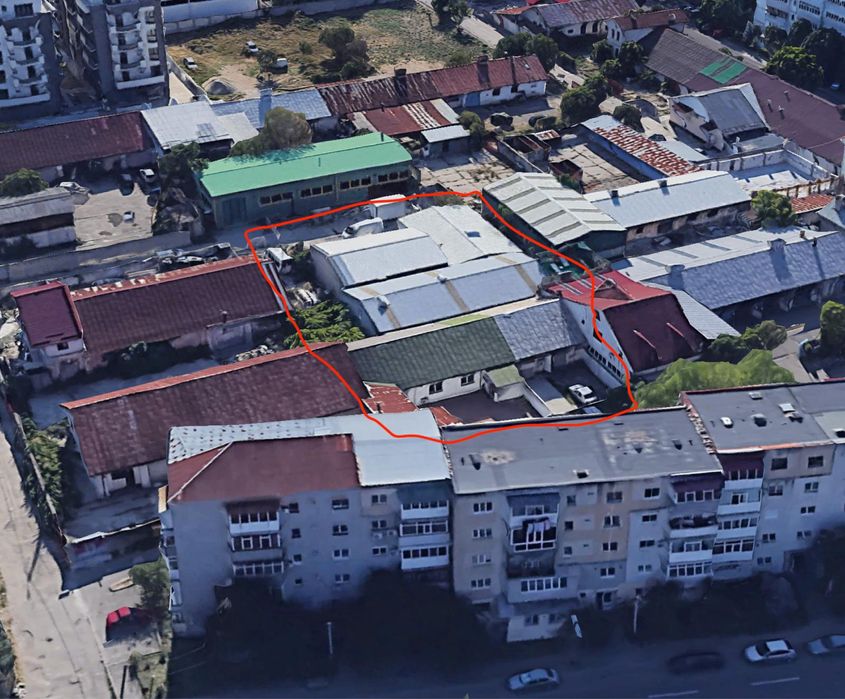 Teren 1840 mp cu Hala industriala 900 mp Parcul Tineretului