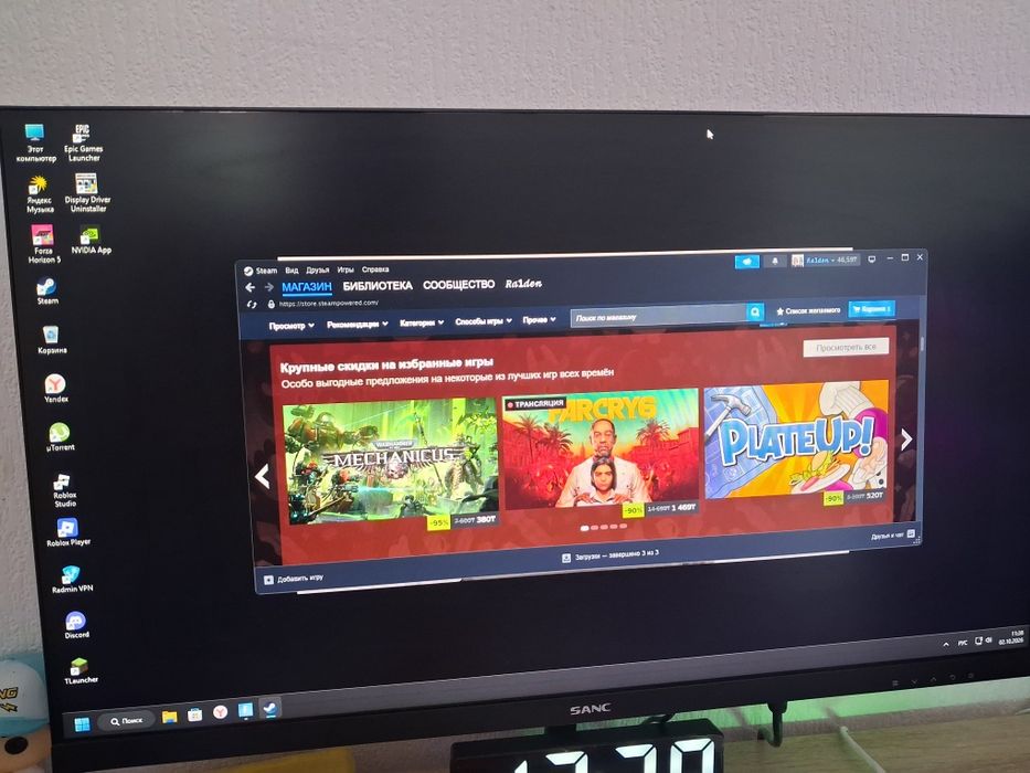Продам монитор 75гц