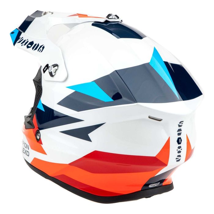 Toп Цена Мотокрос Каска SCORPION VX-16 EVO AIR ROD WHITE