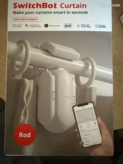 SwitchBot Curtain I Rail е иновативно устройство, което автоматизира завесите ви.