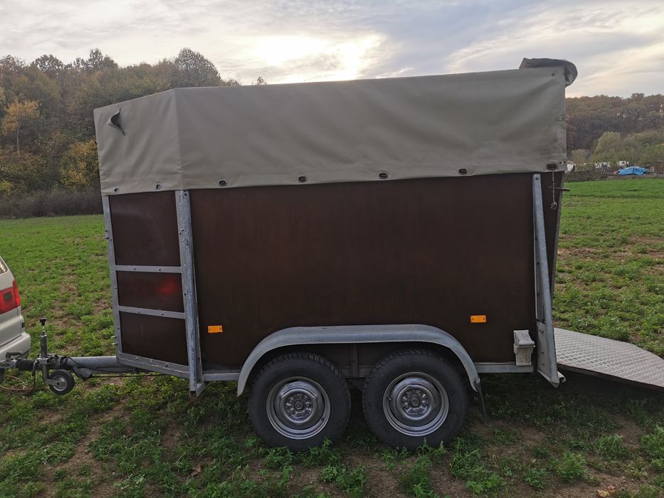 Remorcă transport animale 2000kg înmatriculată