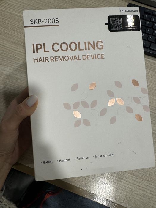 Epilator IPL Cooling Laser Hair Removal SKB-2008, NOU/Sigilat!