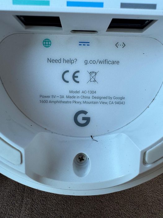 Google Nest Wifi AC-1304 Bundle 3-Pack MESH Router Wifi