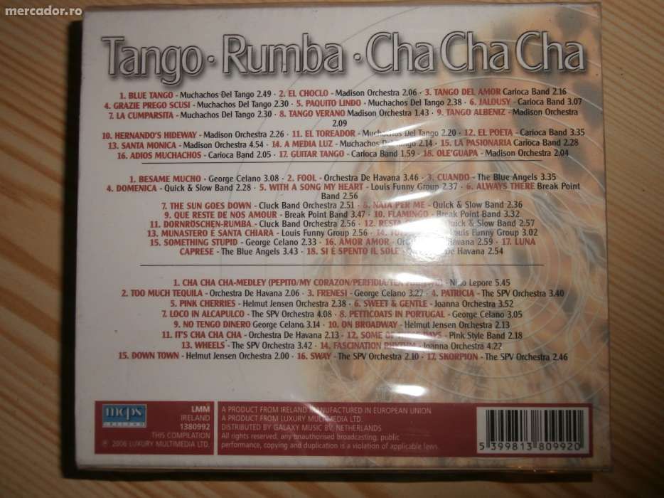 Various Artists Let s Dance Tango Rumba Cha Cha Cha Oradea OLX.ro