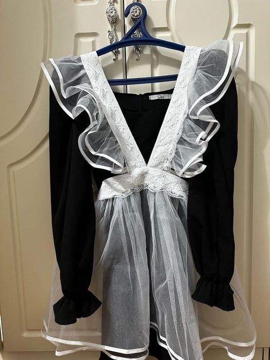 Фартук и платье выпускные