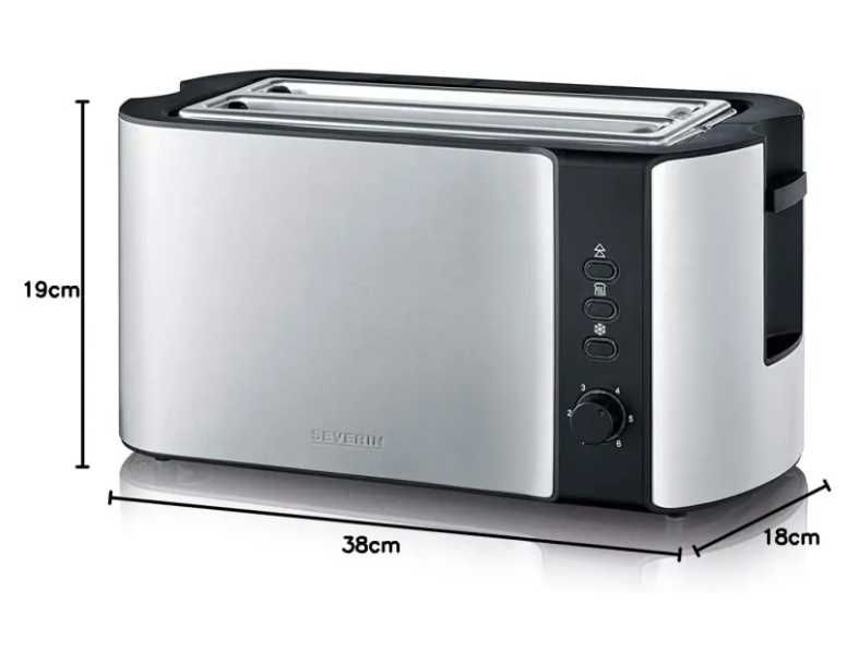 Тостер Severin AT 2590 1400W Сребрист