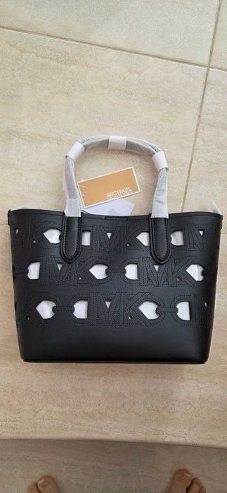 MICHAEL Michael Kors Дамска чанта Eliza черна, нова с етикет