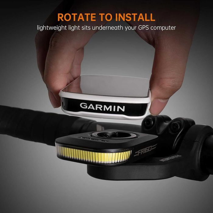 RAVEMEN FR160 предна велосипедна светлина,съвместима с Garmin computer