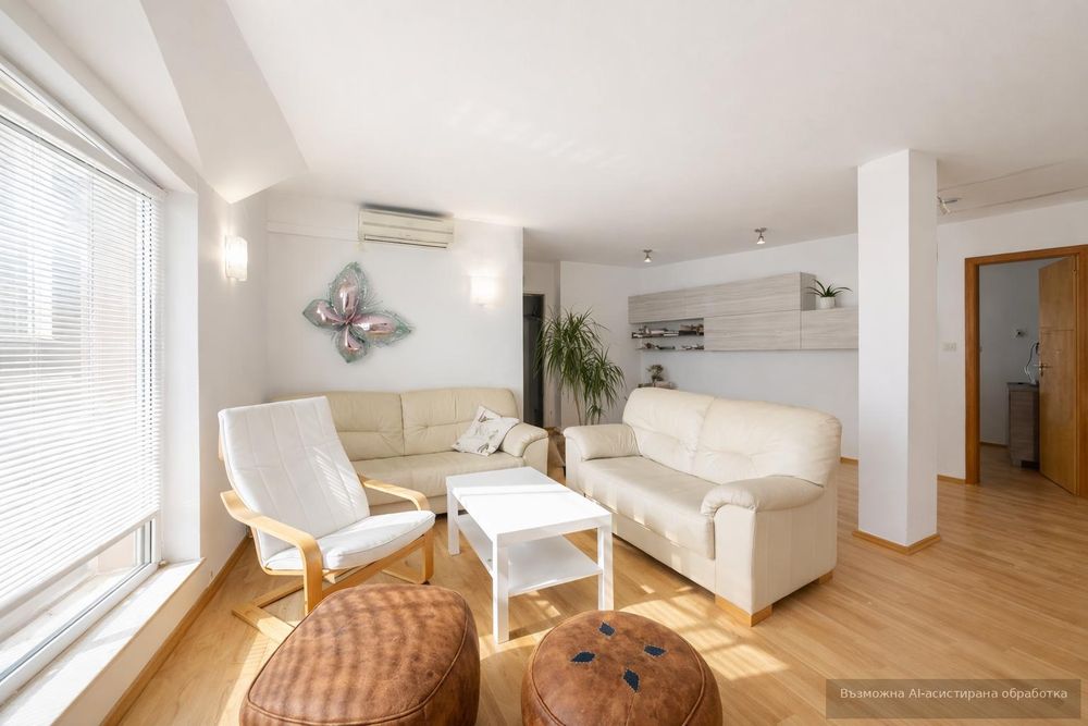 Дава се под наем Тристаен апартамент в Варна, Чайка - 102 кв.м за 750 € - Снимка #1