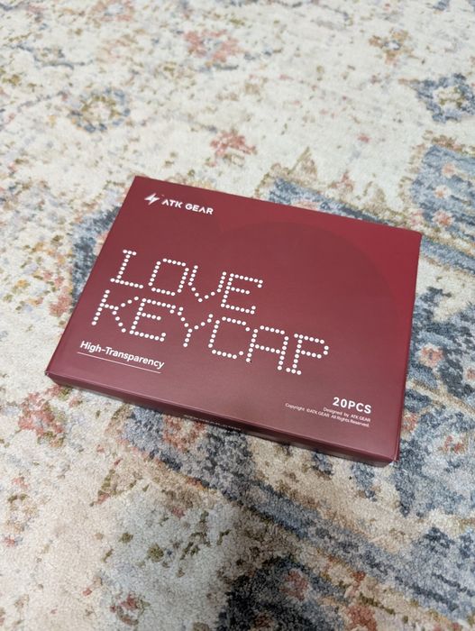 Продам КЕЙКАПЫ, atk keycap Love Edition