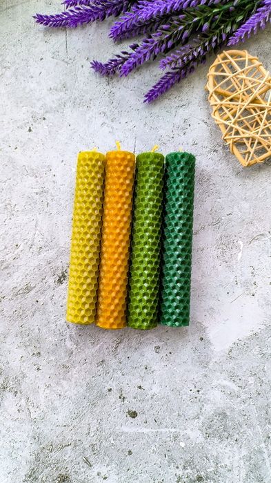 Свечи из вощины. Подарки