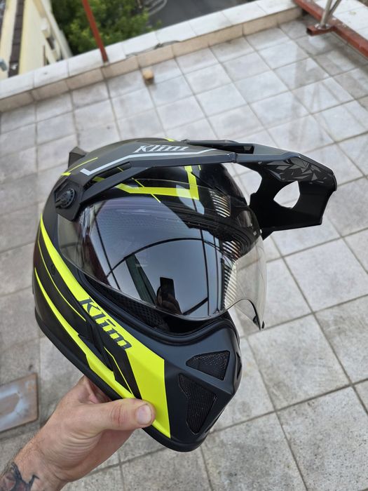 Casca moto klim carbon intercom