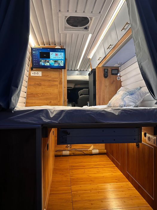 Variante/schimburi-ofer și diferență.Camper Mercedes Sprinter Full Off-Grid