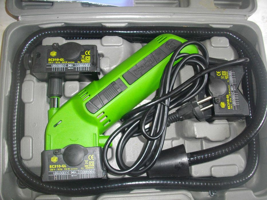 Комплект Пневматичен Пясъкоструене Ел.Роторайзер  Машина точене вериги