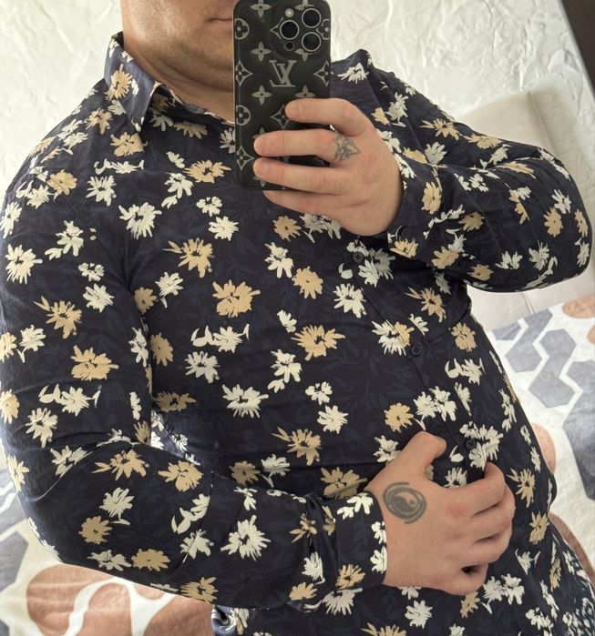 Cămaşă H&M Midnight Passion Black