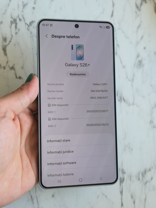 Vand/Schimb Samsung S26 Plus 256gb