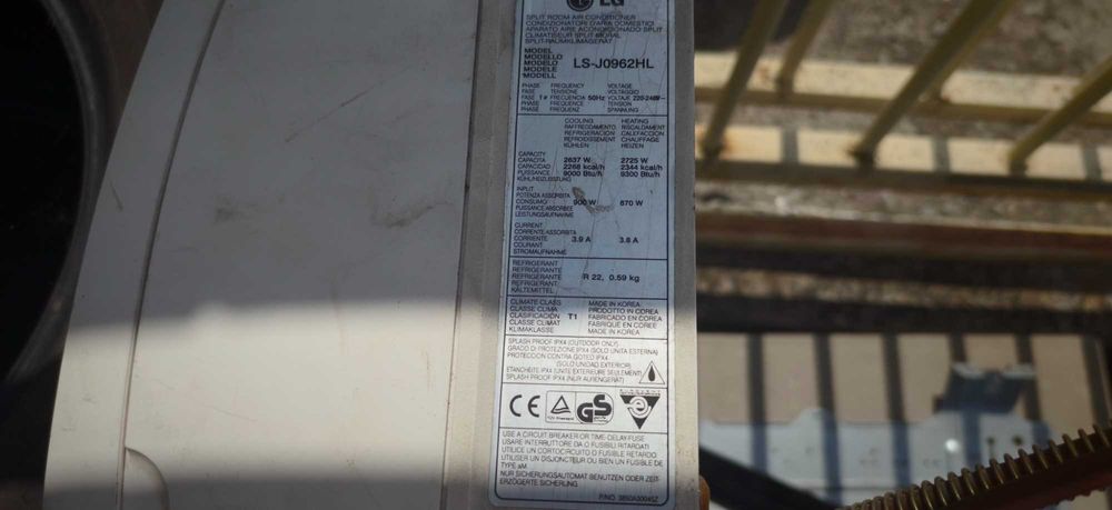 Климатик 9ка LG LS-J0962HL