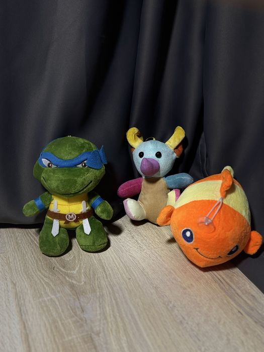 13 новых мягких игрушек.