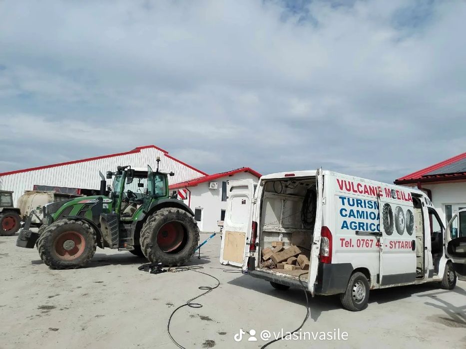 Vulcanizare mobila,turisme, camioane, tractoare.